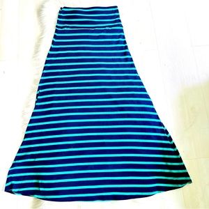 Mossimo Y2K Striped Maxi Skirt, Small